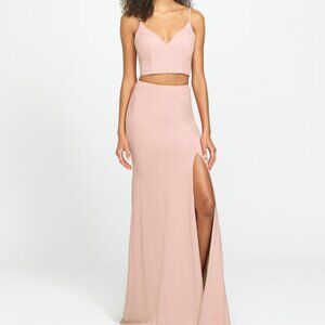 Madison James 19-123 Prom Dress Blush size 8